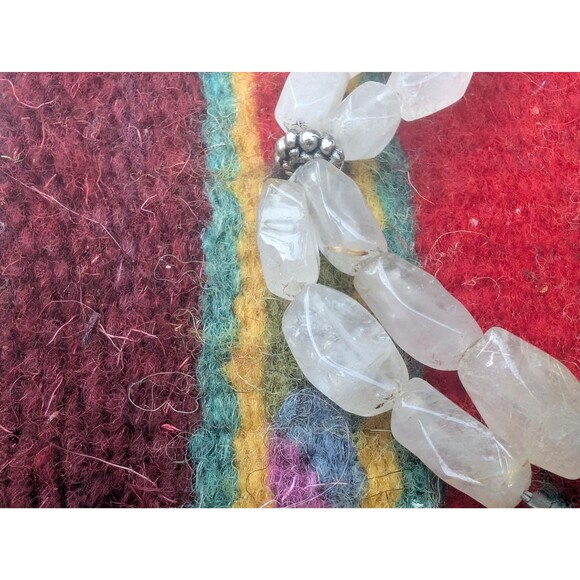 Vintage Quartz Crystal Nugget Bracelet - Picture 6 of 10